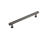 High quality image of Burlington - Belgrave Stepped Cabinet Handles 224mm Dark Bronze Sku. BUR512DB