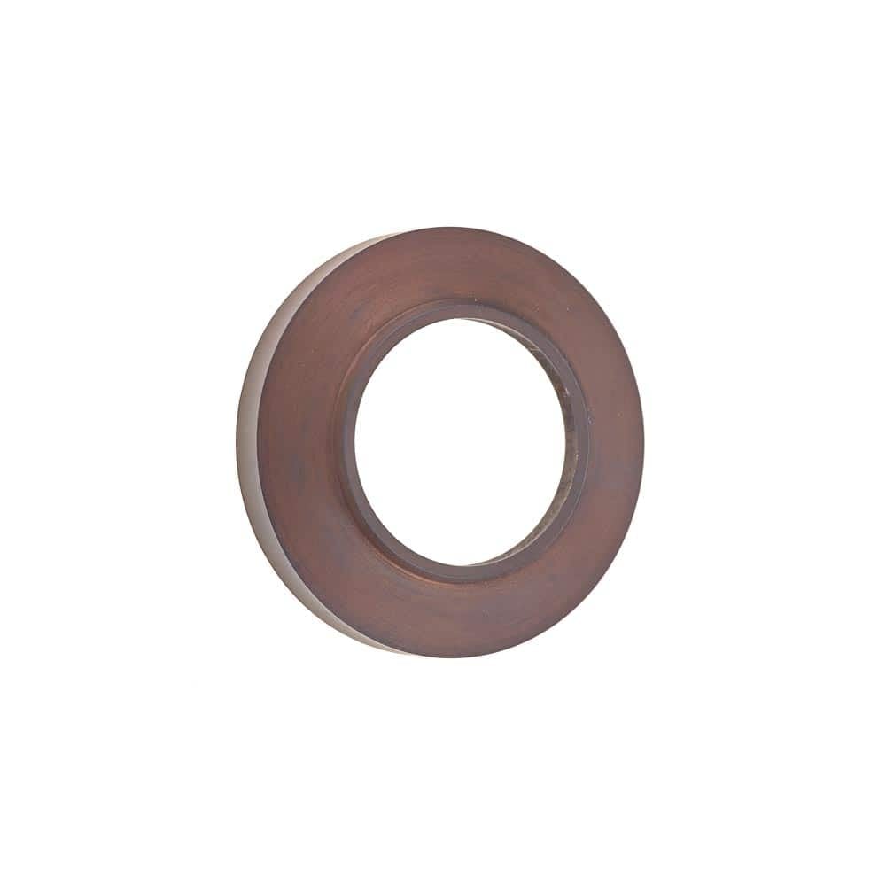 This is an image showing the Burlington - Burlington Chamfered Rose - Dark Bronze available to order from Trade Door Handles in Kendal