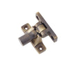 This is an image showing the Burlington - sash fastener - Antique Brass available to order from Trade Door Handles in Kendal