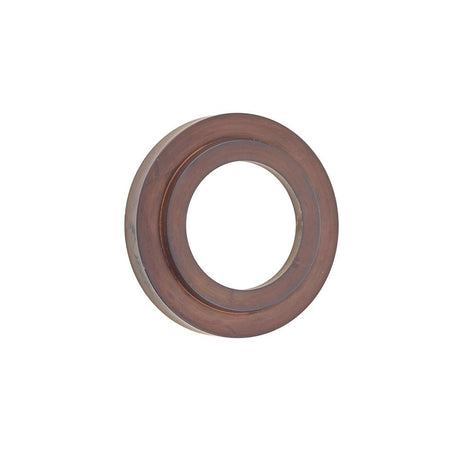 This is an image showing the Burlington - Burlington Stepped Rose - Dark Bronze available to order from Trade Door Handles in Kendal