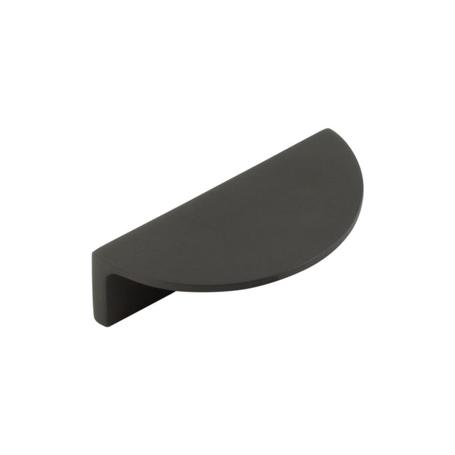High quality image of Burlington - 80mm Dark Bronze Half Moon Cabinet Handle Sku. BUR610DB
