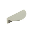 High quality image of Burlington - 80mm Satin Nickel Half Moon Cabinet Handle Sku. BUR610SN