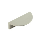 High quality image of Burlington - 80mm Satin Nickel Half Moon Cabinet Handle Sku. BUR610SN