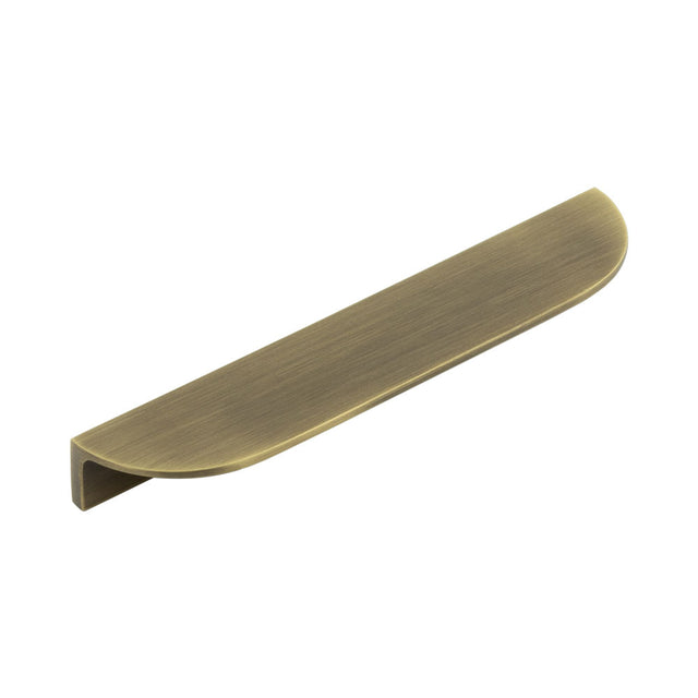 High quality image of Burlington - 200mm Antique Brass Half Moon Cabinet Handle Sku. BUR611AB