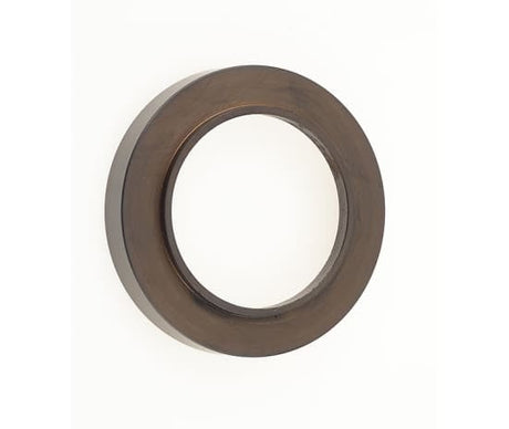 This is an image showing the Burlington - Plain outer rose for Esc - Dark Bronze available to order from Trade Door Handles in Kendal