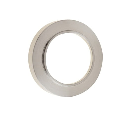 This is an image showing the Burlington - Plain outer rose for Esc - Satin Nickel available to order from Trade Door Handles in Kendal