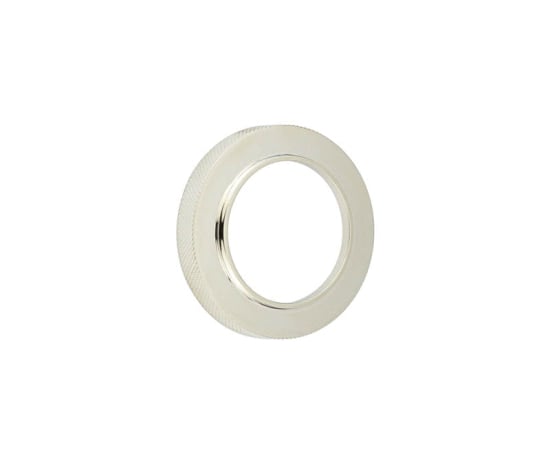 This is an image showing the Burlington - PN knurl outer rose for escutcheon available to order from Trade Door Handles in Kendal