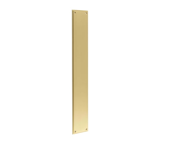 This is an image showing the Burlington - 350x75mm raised finger - Satin Brass available to order from Trade Door Handles in Kendal