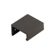 High quality image of Burlington - 50mm Dark Bronze Angled Edge Pull Sku. BUR910DB
