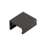 High quality image of Burlington - 50mm Dark Bronze Angled Edge Pull Sku. BUR910DB