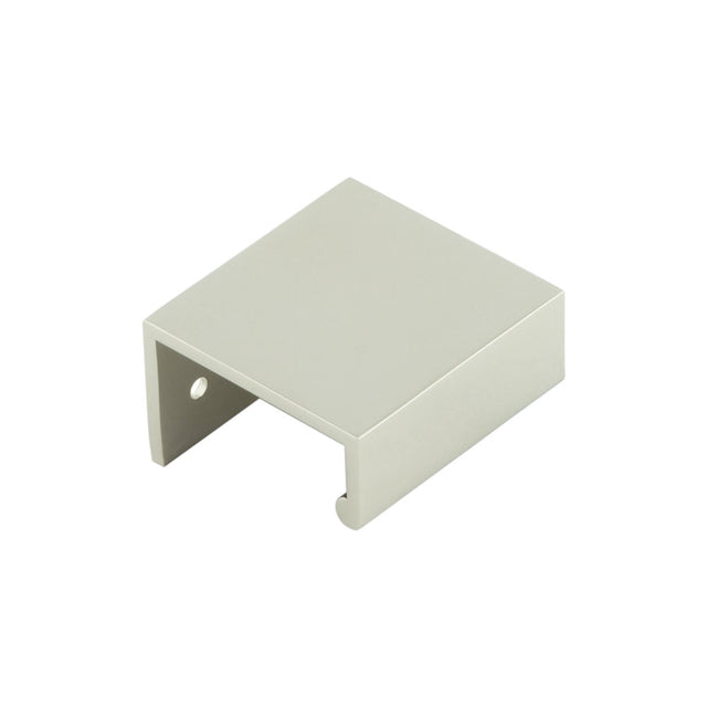 High quality image of Burlington - 50mm Polished Nickel Angled Edge Pull Sku. BUR910PN