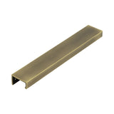 High quality image of Burlington - 300mm Antique Brass Angled Edge Pull Sku. BUR912AB