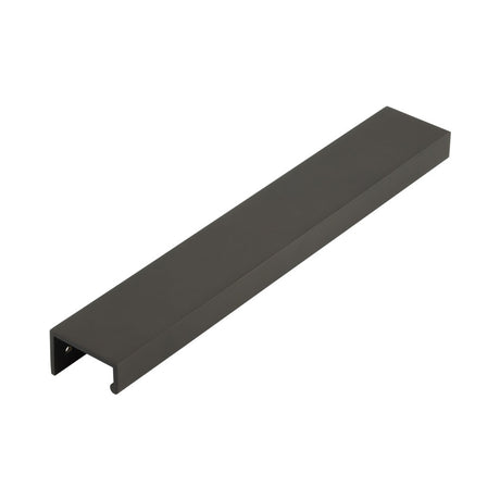 High quality image of Burlington - 300mm Dark Bronze Angled Edge Pull Sku. BUR912DB
