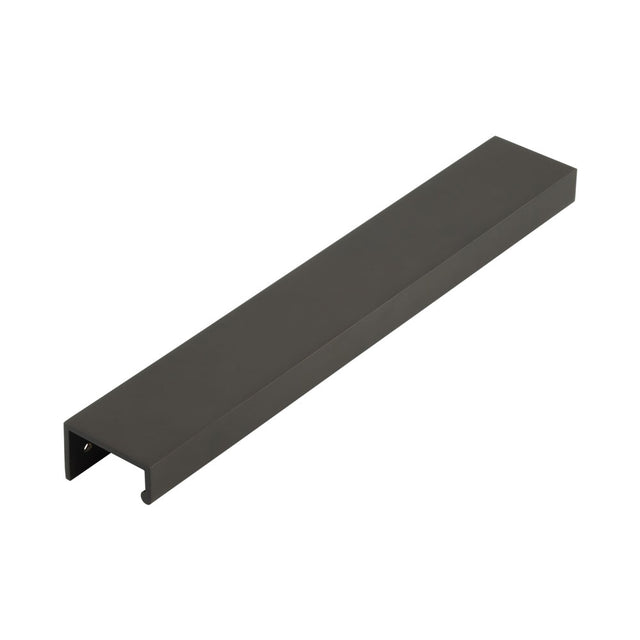 High quality image of Burlington - 300mm Dark Bronze Angled Edge Pull Sku. BUR912DB