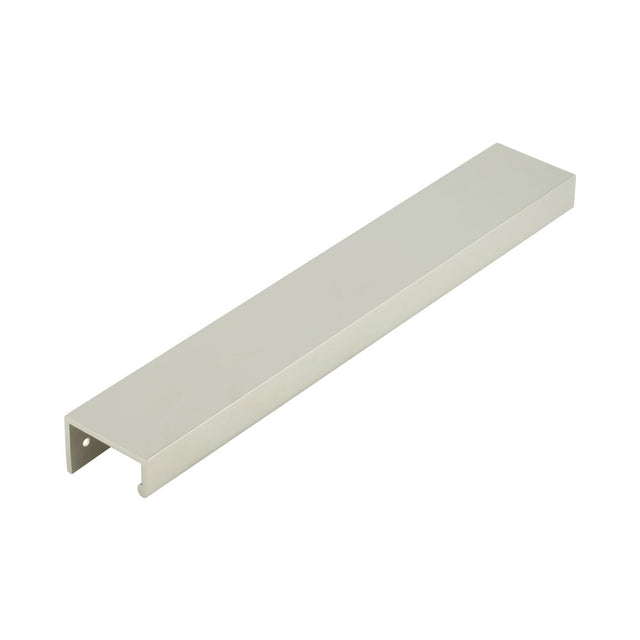 High quality image of Burlington - 300mm Polished Nickel Angled Edge Pull Sku. BUR912PN