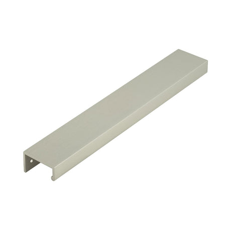 High quality image of Burlington - 300mm Satin Nickel Angled Edge Pull Sku. BUR912SN