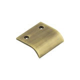 High quality image of Burlington - 50mm Antique Brass Curved Edged Pull Sku. BUR920AB