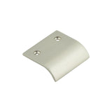 High quality image of Burlington - 50mm Satin Nickel Curved Edged Pull Sku. BUR920SN