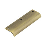 High quality image of Burlington - 150mm Antique Brass Curved Edge Pull Sku. BUR921AB