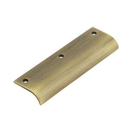 High quality image of Burlington - 150mm Antique Brass Curved Edge Pull Sku. BUR921AB