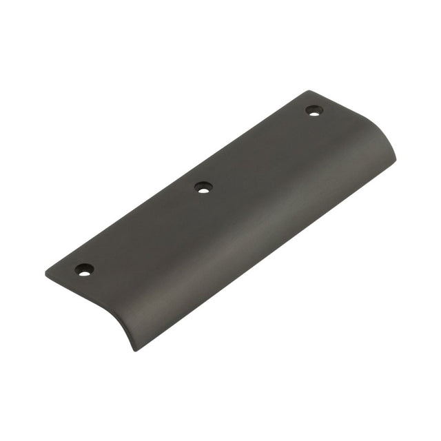 High quality image of Burlington - 150mm Dark Bronze Curved Edge Pull Sku. BUR921DB