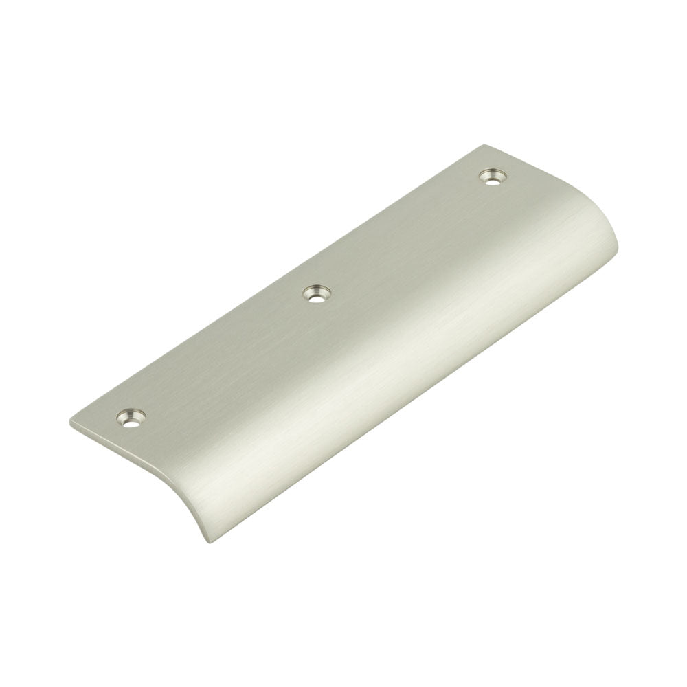High quality image of Burlington - 150mm Satin Nickel Curved Edge Pull Sku. BUR921SN
