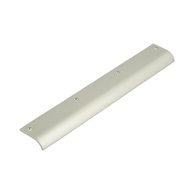 High quality image of Burlington - 300mm Satin Nickel Curved Edge Pull Sku. BUR922SN