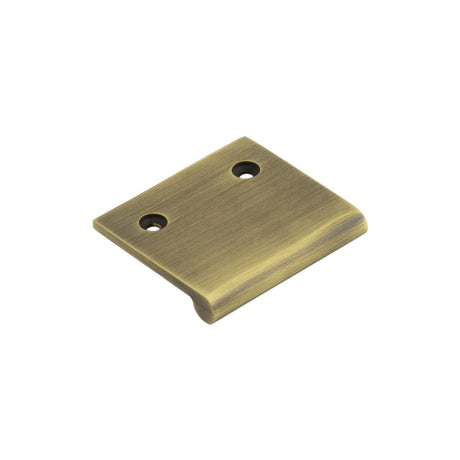 High quality image of Burlington - 50mm Antique Brass Flat Edge Pull Sku. BUR930AB