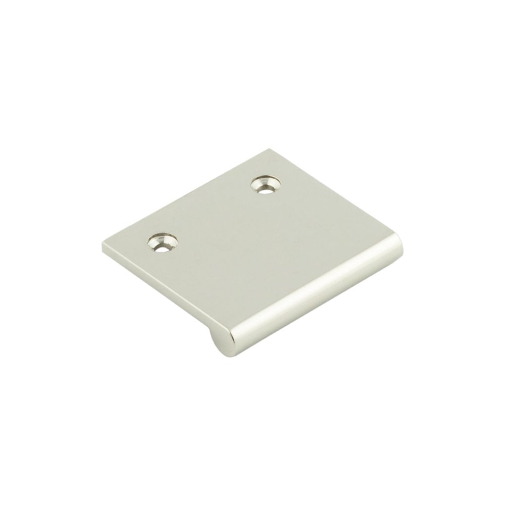 High quality image of Burlington - 50mm Polished Nickel Flat Edge Pull Sku. BUR930PN