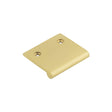 High quality image of Burlington - 50mm Satin Brass Flat Edge Pull Sku. BUR930SB