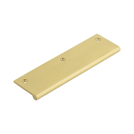 High quality image of Burlington - 150mm Satin Brass Flat Edge Pull Sku. BUR931SB