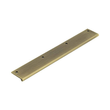 High quality image of Burlington - Burlingon 300mm Antique Brass Flat Edge Pull Sku. BUR932AB