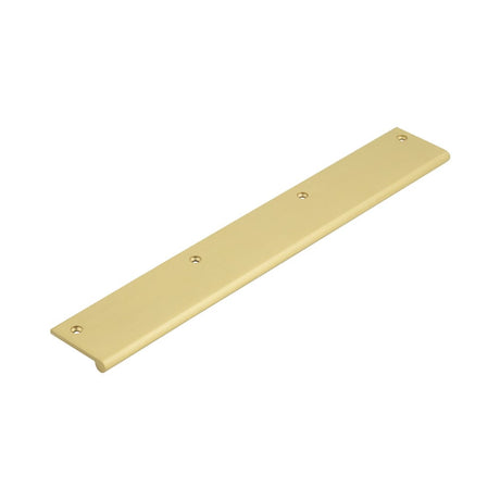 High quality image of Burlington - Burlingon 300mm Satin Brass Flat Edge Pull Sku. BUR932SB
