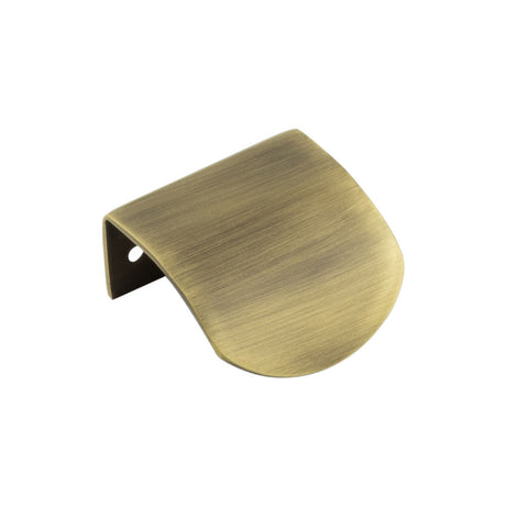 High quality image of Burlington - 50mm Antique Brass Arched Edge Pull Sku. BUR940AB