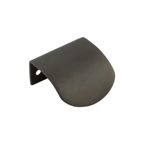 High quality image of Burlington - 50mm Dark Bronze Arched Edge Pull Sku. BUR940DB