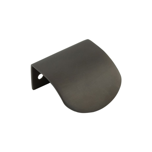 High quality image of Burlington - 50mm Dark Bronze Arched Edge Pull Sku. BUR940DB