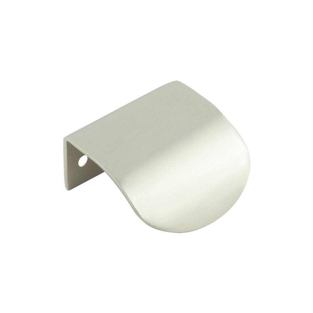 High quality image of Burlington - 50mm Polished Nickel Arched Edge Pull Sku. BUR940PN