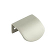 High quality image of Burlington - 50mm Satin Nickel Arched Edge Pull Sku. BUR940SN