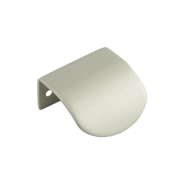 High quality image of Burlington - 50mm Satin Nickel Arched Edge Pull Sku. BUR940SN