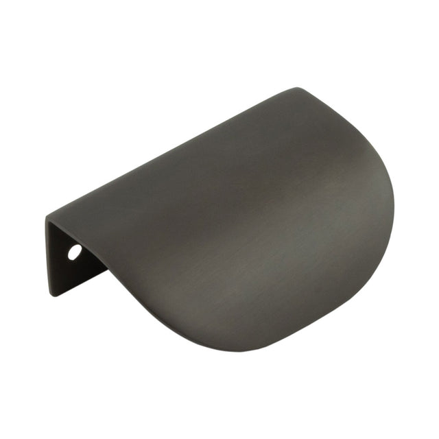 High quality image of Burlington - 75mm Dark Bronze Arched Edge Pull Sku. BUR941DB