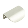 High quality image of Burlington - 75mm Polished Nickel Arched Edge Pull Sku. BUR941PN