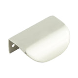 High quality image of Burlington - 75mm Polished Nickel Arched Edge Pull Sku. BUR941PN