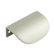 High quality image of Burlington - 75mm Satin Nickel Arched Edge Pull Sku. BUR941SN