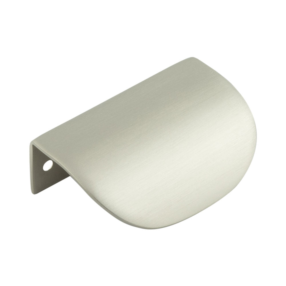 High quality image of Burlington - 75mm Satin Nickel Arched Edge Pull Sku. BUR941SN