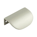 High quality image of Burlington - 75mm Satin Nickel Arched Edge Pull Sku. BUR941SN