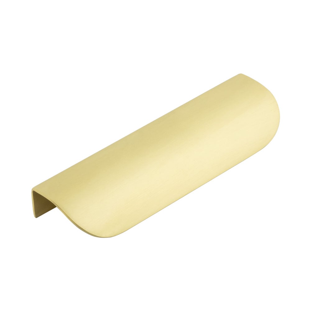 High quality image of Burlington - 180mm Satin Brass Arched Edge Pull Sku. BUR942SB