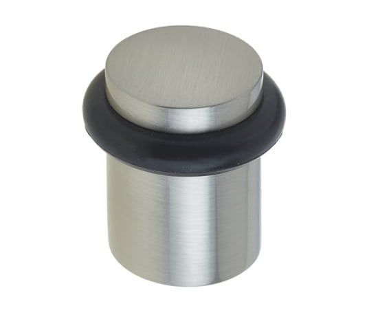 High quality image of Burlington - Plain Door Stops Satin Nickel Sku. BUR960SN