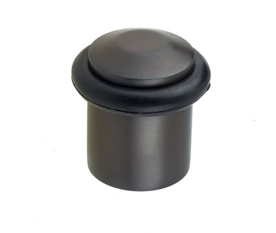 High quality image of Burlington - Chamfered Door Stops Dark Bronze Sku. BUR961DB