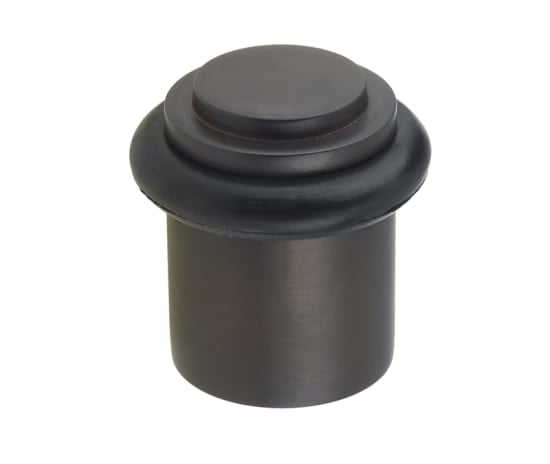 High quality image of Burlington - Stepped Door Stops Dark Bronze Sku. BUR962DB