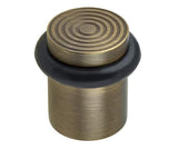 High quality image of Burlington - Reeded Door Stops Antique Brass Sku. BUR963AB